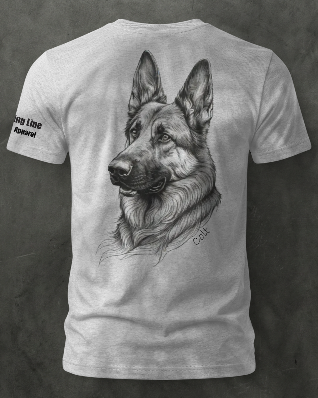 Customize with your German Shepherd's name