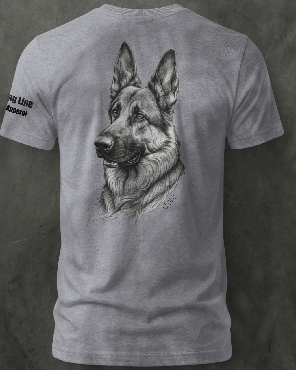 Customize with your German Shepherd's name