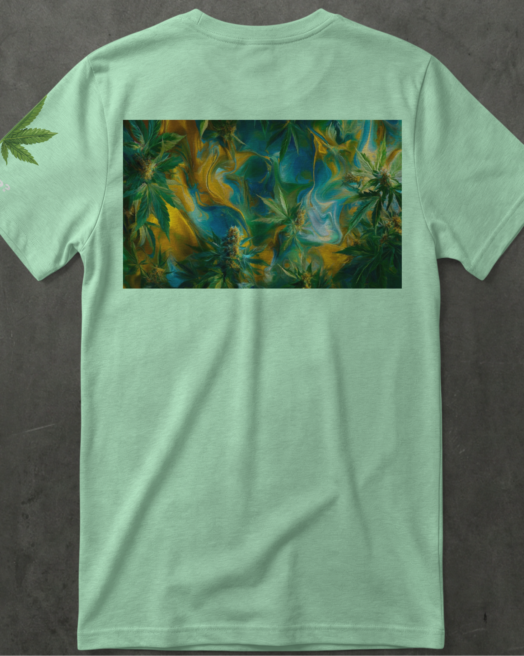 Got Hemp - Blue, Yellow, Green leaves