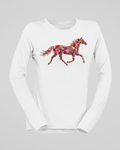 Thoroughbred in Bloom Unisex Long Sleeve