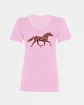 Thoroughbred in Bloom Women's Tee