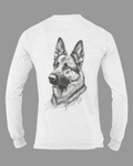 Customize with your German Shepherd's name Long Sleeve