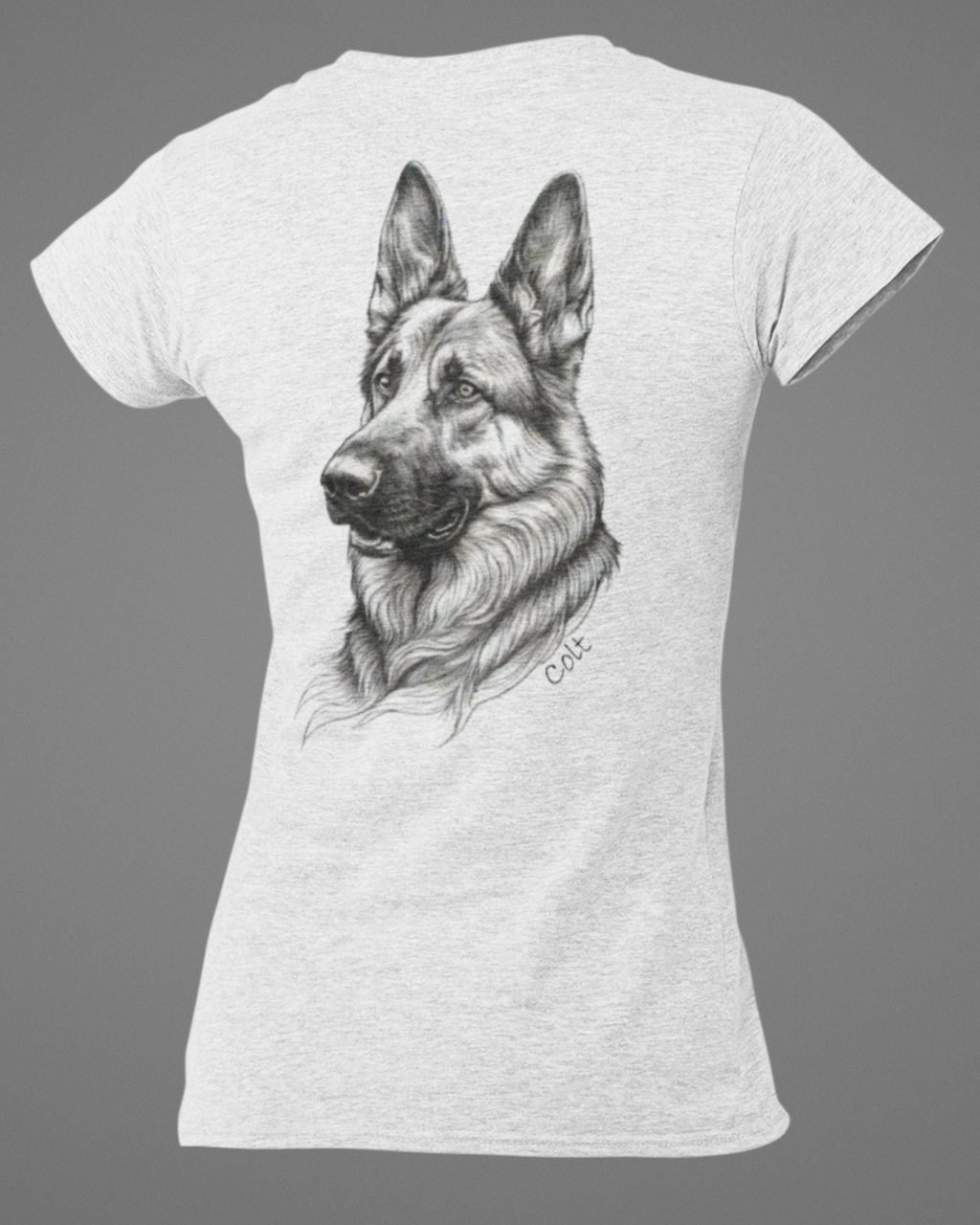 Customize with your German Shepherd's name Women's Tee
