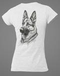 Customize with your German Shepherd's name Women's Tee